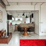 apartamento com cozinha americana