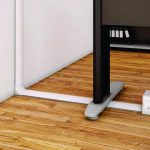 porta equipamentos com canaleta slim