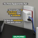 Exemplo de configuração modular da Dutotec para Porta-Equipamentos