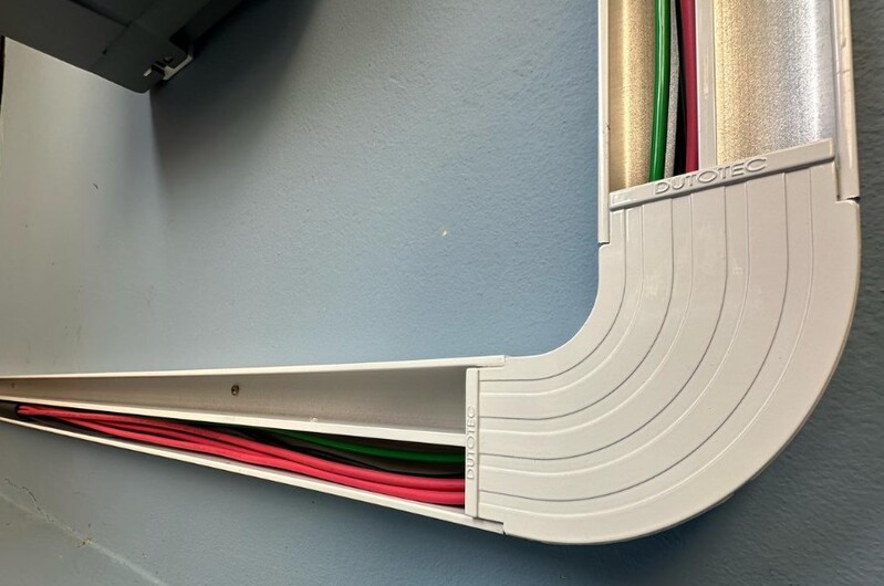 Canaletas para fios elétricos