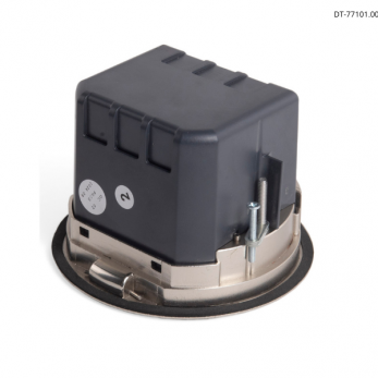 Modelos de Caixa de Tomada de Piso Redonda IP 65 da Dutotec parte de baixo 2 blocos