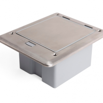 Caixa de Piso Quadrada a Prova D'Agua, Waterproof, IP 66, fechada da Dutotec