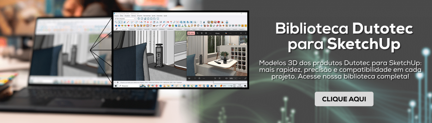 Biblioteca completo Dutotec para o Scketchup