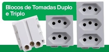 Bloco Duplo e Triplo para Porta Equipamento da Dutotec